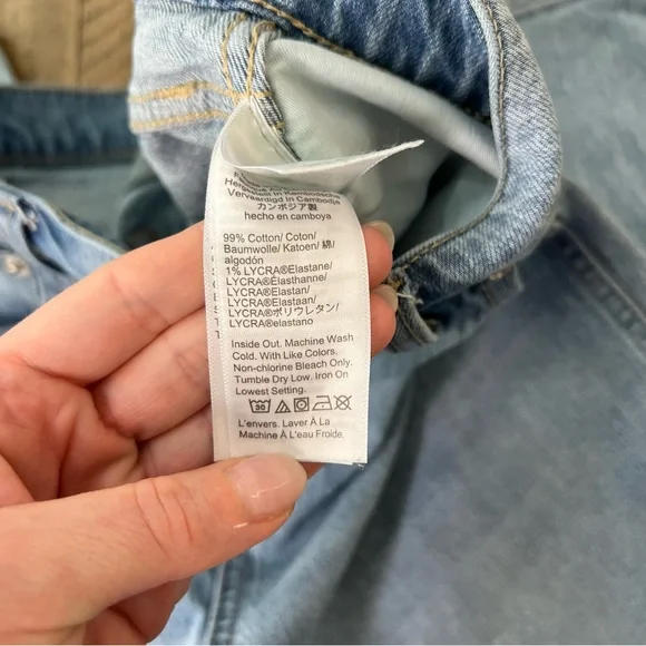 J CREW high rise classic vintage straight leg jeans in light wash size 29 - Picture 4 of 7